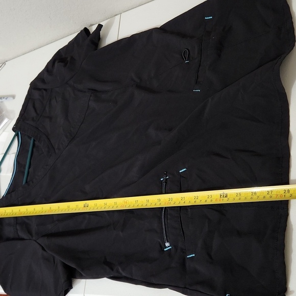 Nurse Dr scrubs size L v neck black - Picture 6 of 8